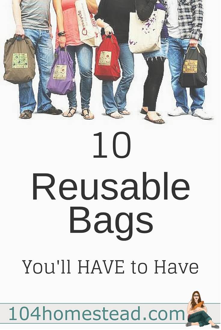 As being crunchy gains popularity, more people are coming up with creative ways to go green. Here are some great reusable bags for your crafting pleasure.