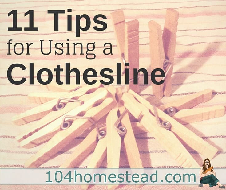 How to Use a Clothesline Correctly