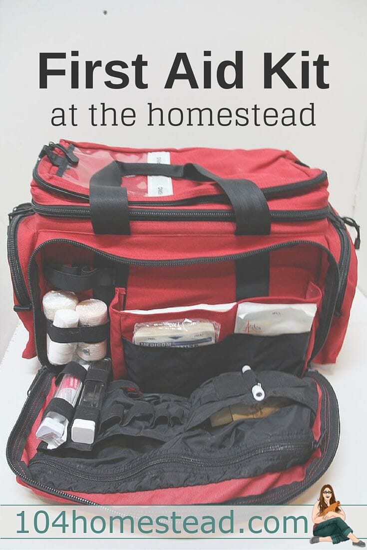 Homesteading is all about self-sufficiency – but what do we do when we become injured or ill? It's important to have a self-sufficient first aid kit on hand.