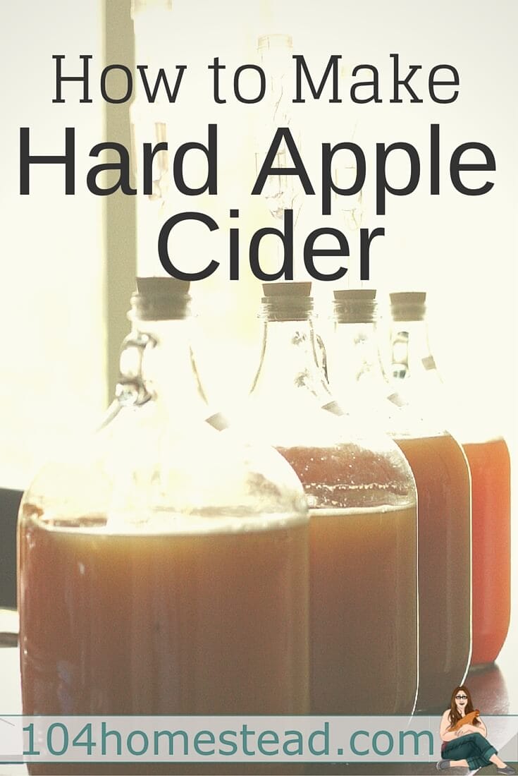 Learn to make hard apple cider at home. It's both easy to make and delicious. You can customize your flavors with the apples and sugars that you use.
