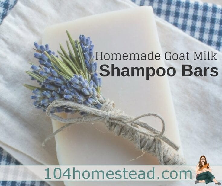 Recipe: Goat Milk Shampoo Bars for Healthy Hair