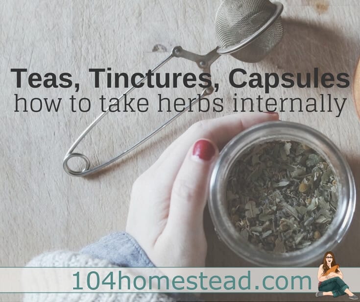 Herbal Tea, Tincture, or Capsule? How to Take Your Herbs