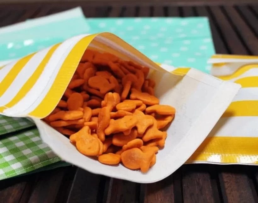Oil Cloth Snack Bags by Brit + Co.